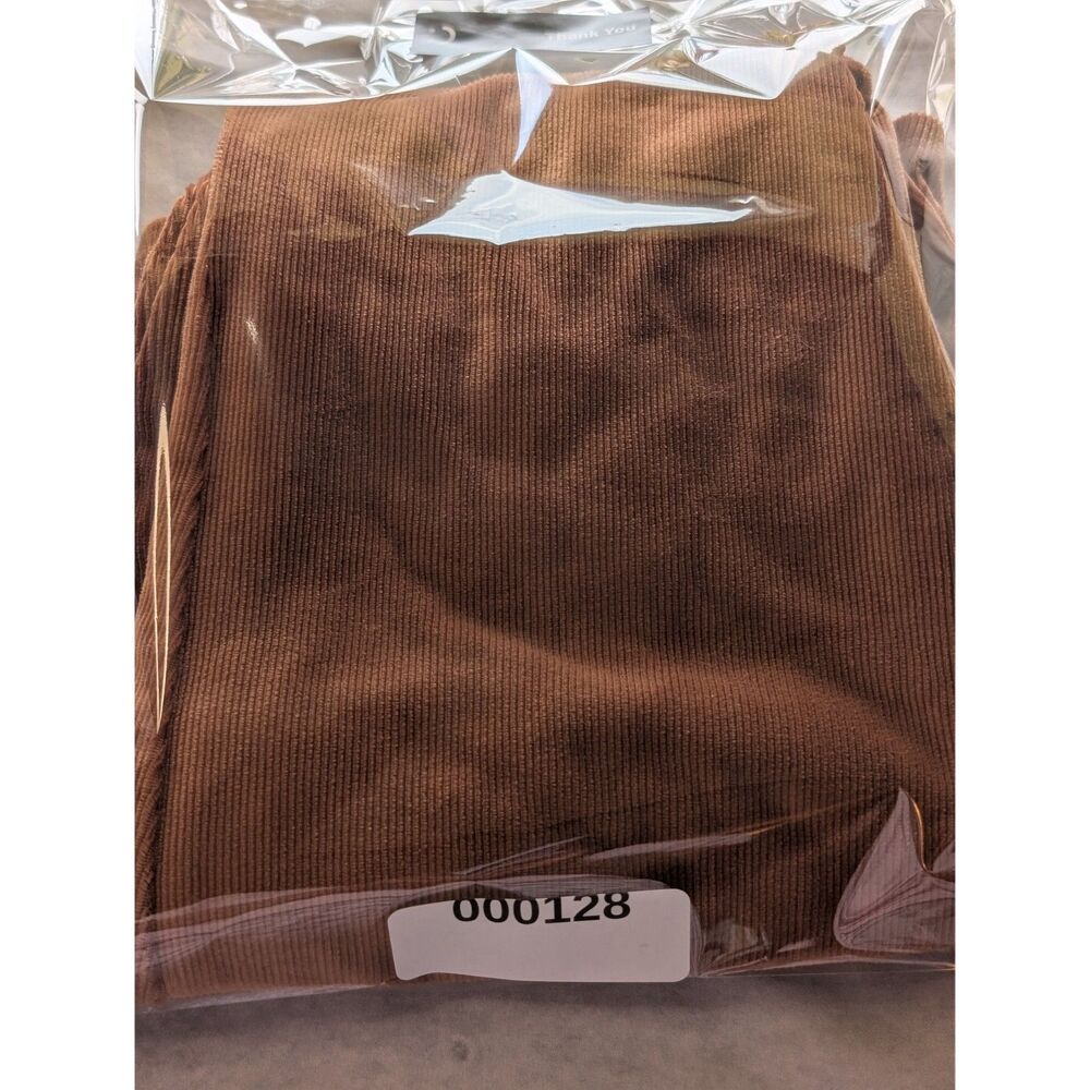 Altar’d State Velvety Ribbed Flared Pants - Rust | Small - Picture 5 of 5